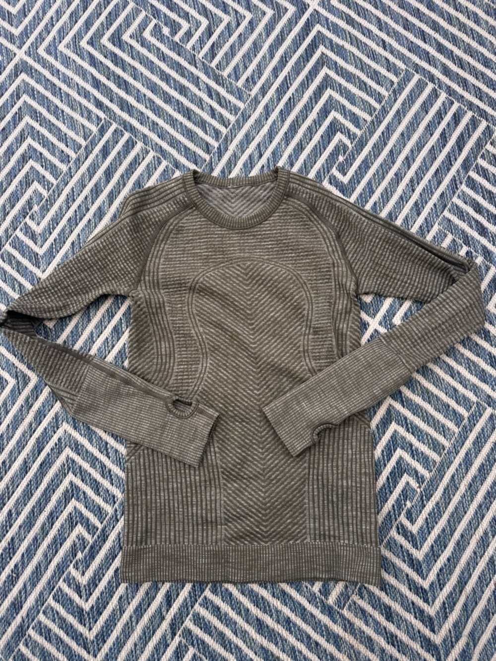 lululemon athletica Ribbed Crewneck Sweater - Gray